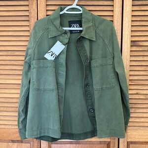NWT Zara Oversized Jacket Chore Style